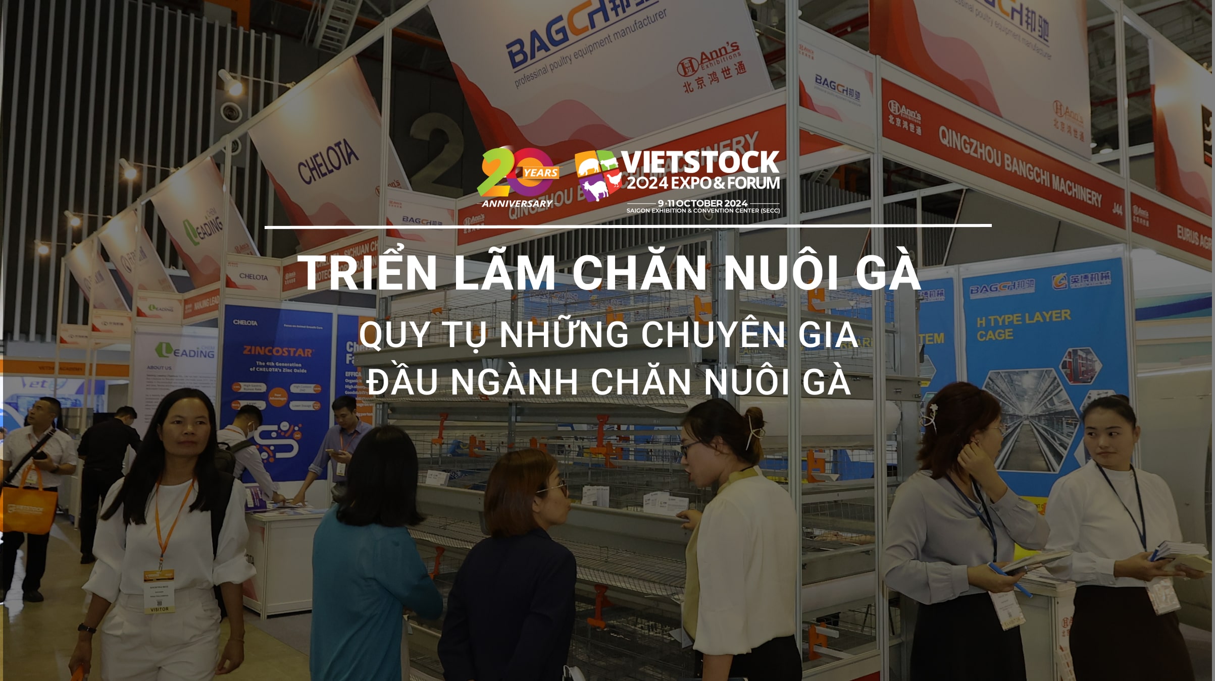 Triển lãm chăn nuôi gà: Quy tụ những chuyên gia đầu ngành chăn nuôi gà